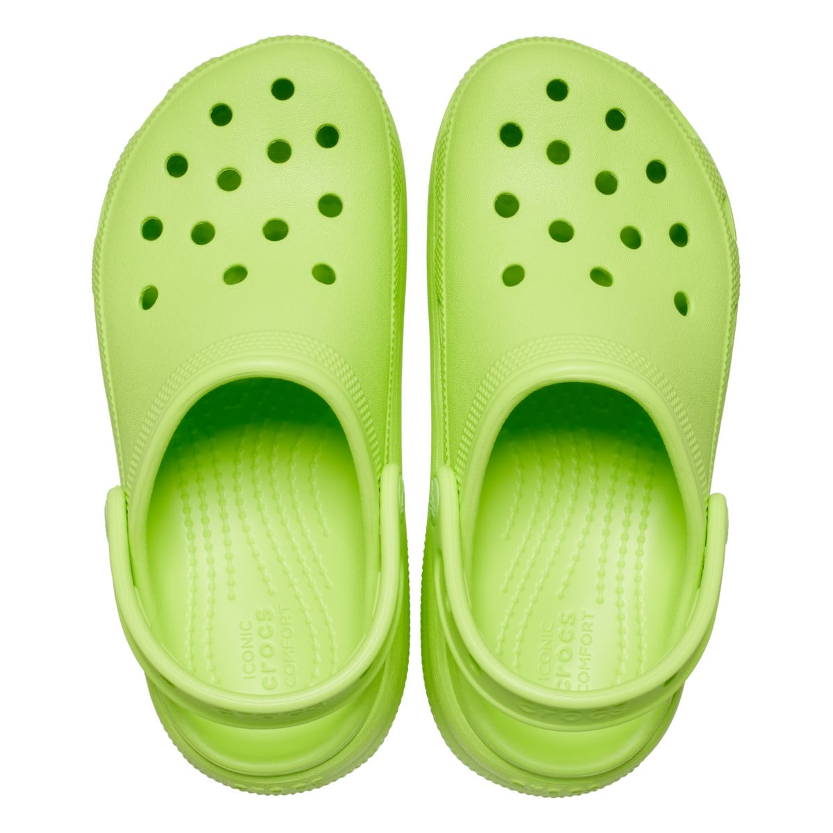 Saboți Classic Crocs Cutie Clog Kids Verde - Lime - poza 5