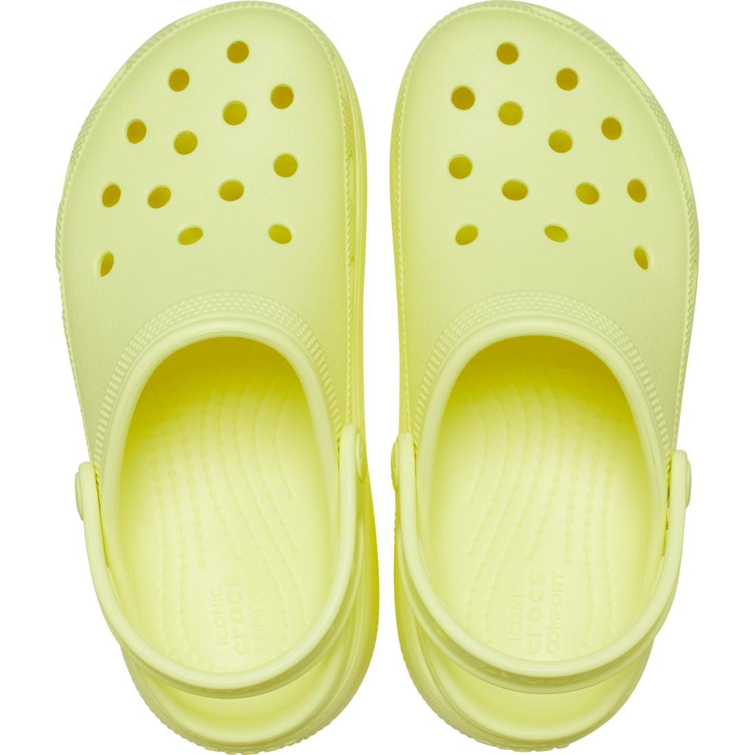 Saboți Classic Crocs Cutie Clog Kids Verde - Sulphur - poza 5