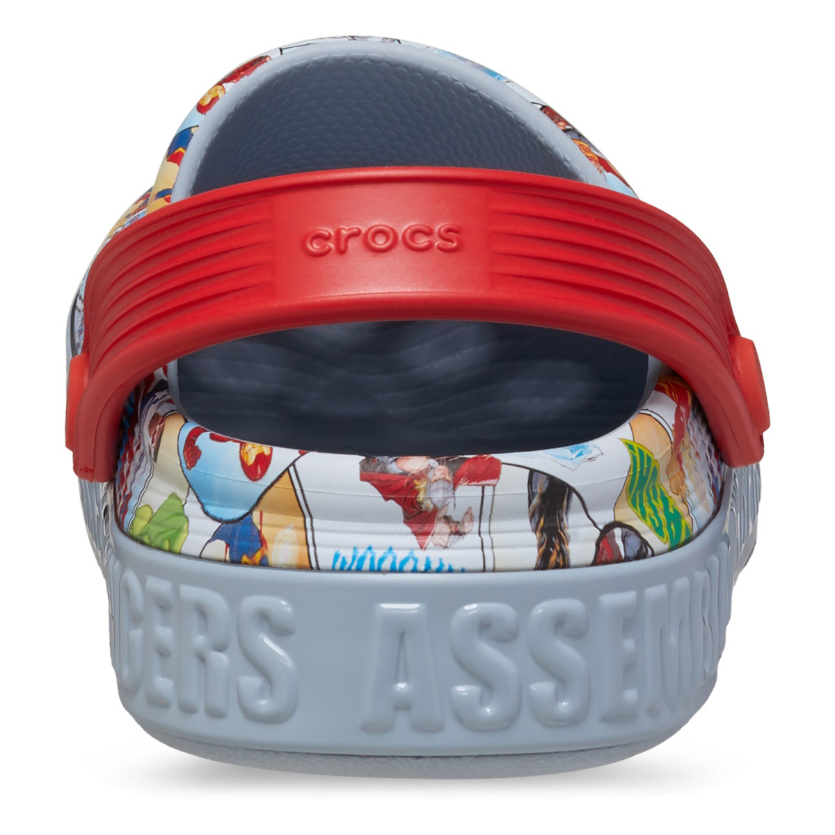 Saboti Crocs Avengers Off Court Clog Kids Gri - Blue Grey - poza 5