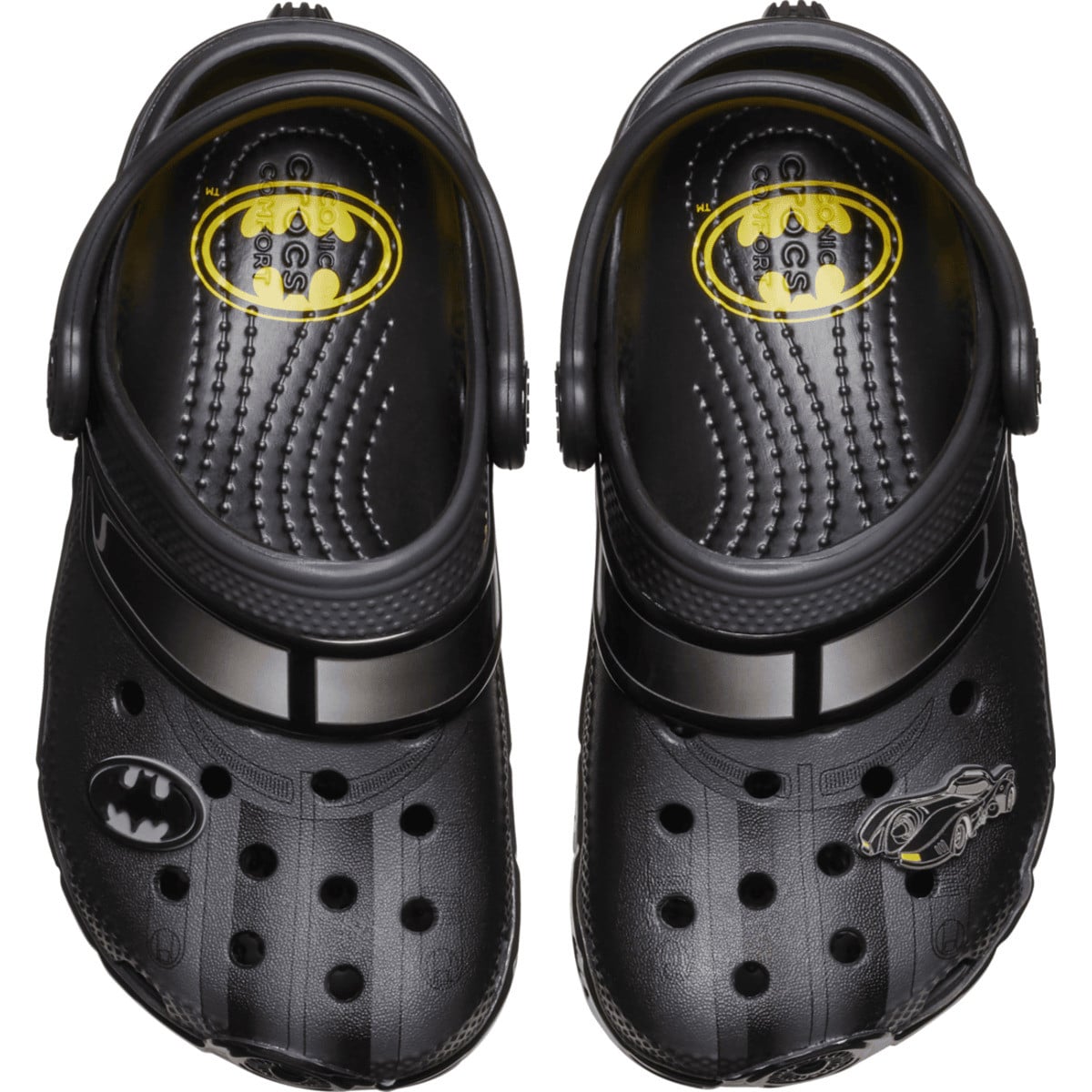 Saboti Crocs Batman Batmobile Classic Clog Kids Negru - Black - poza 5