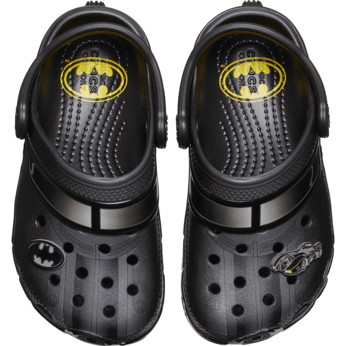 Saboti Crocs Batman Batmobile Classic Clog Kids Negru - Black - poza 5
