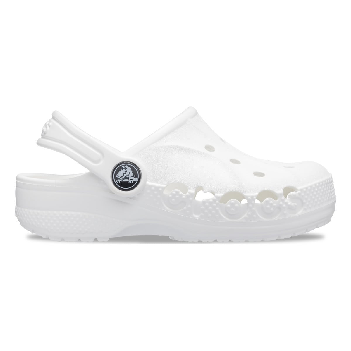 Saboți Crocs Baya Kids Clog Alb - White - poza 1