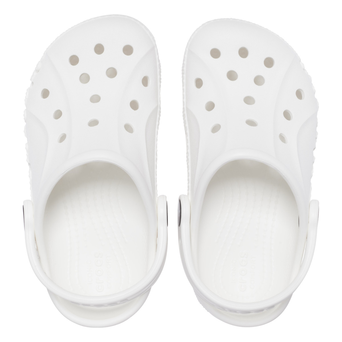 Saboți Crocs Baya Kids Clog Alb - White - poza 5