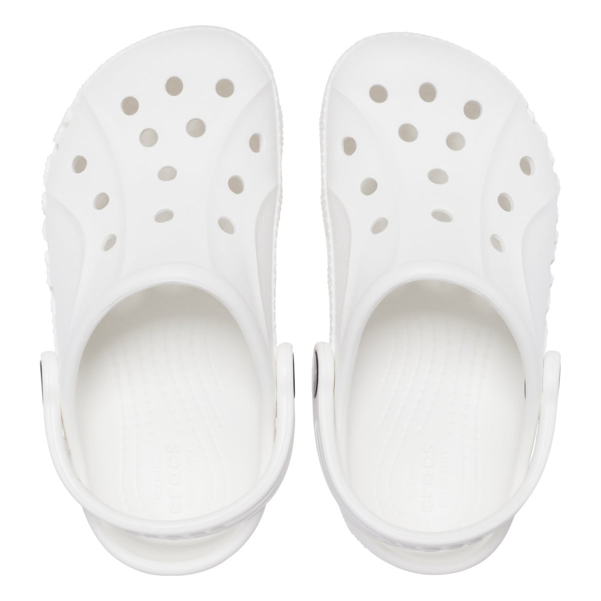 Saboți Crocs Baya Kids Clog Alb - White - poza 5