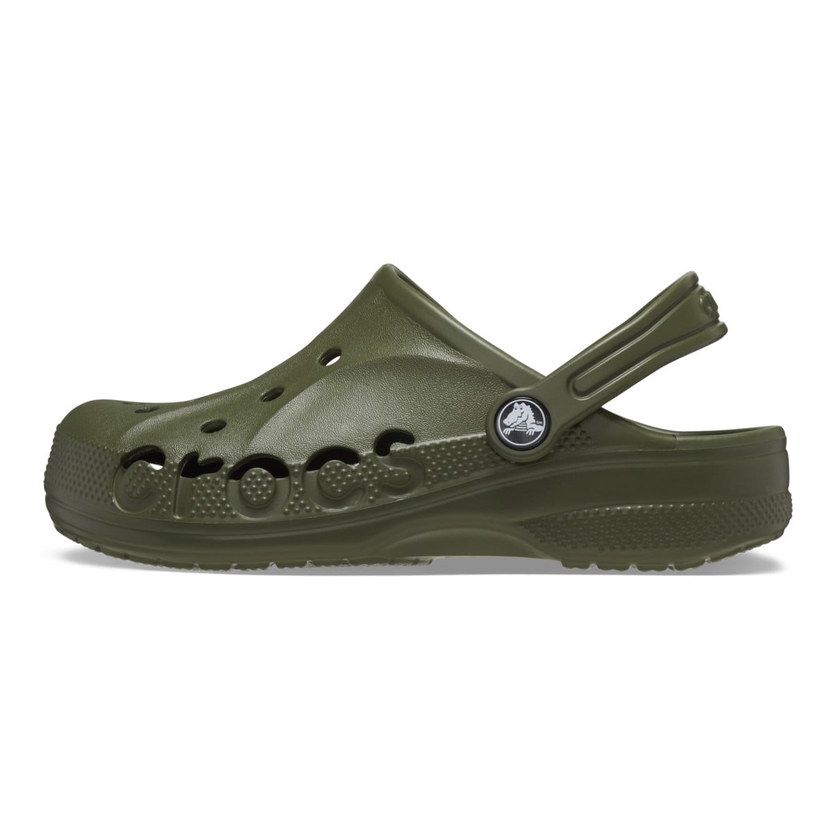 Saboți Crocs Baya Kids Clog Verde - Army Green - poza 3