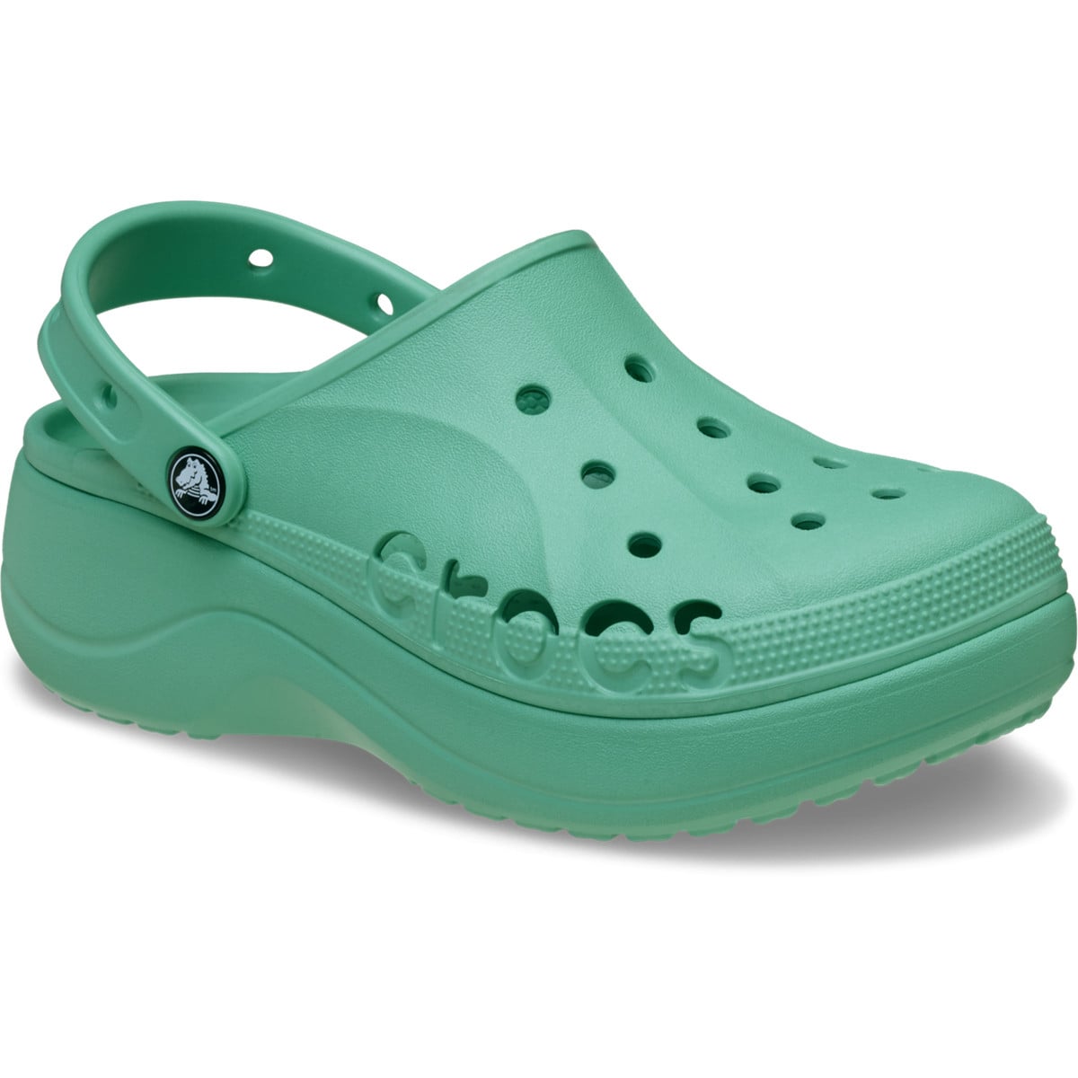 Saboți Crocs Baya Platform Clog Verde - Jade Stone - poza 2