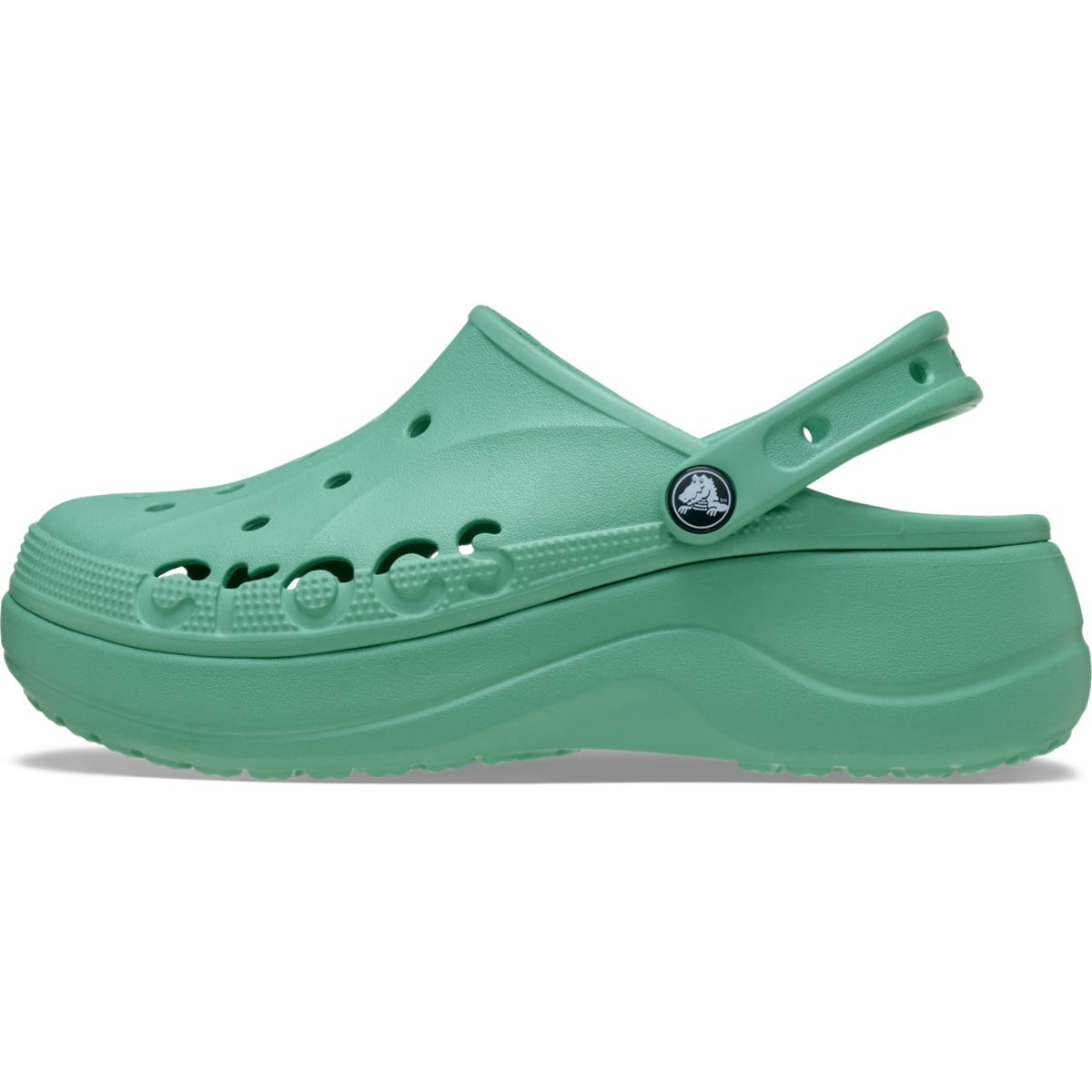 Saboți Crocs Baya Platform Clog Verde - Jade Stone - poza 4