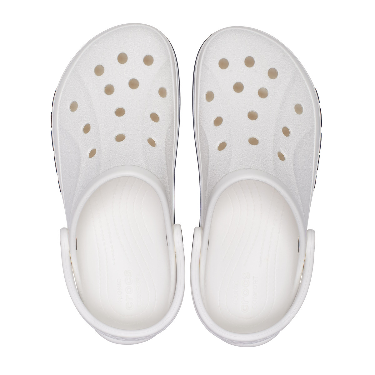 Saboti Crocs Bayaband Clog Alb - White/Navy - poza 4