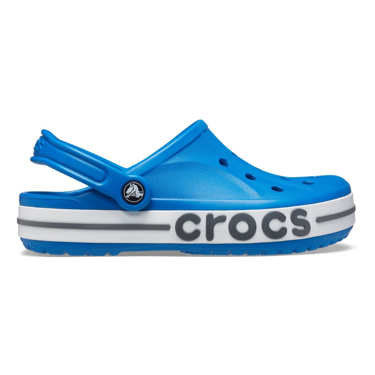 Saboti Crocs Bayaband Clog Albastru - Bright Cobalt/Slate Grey - poza 1