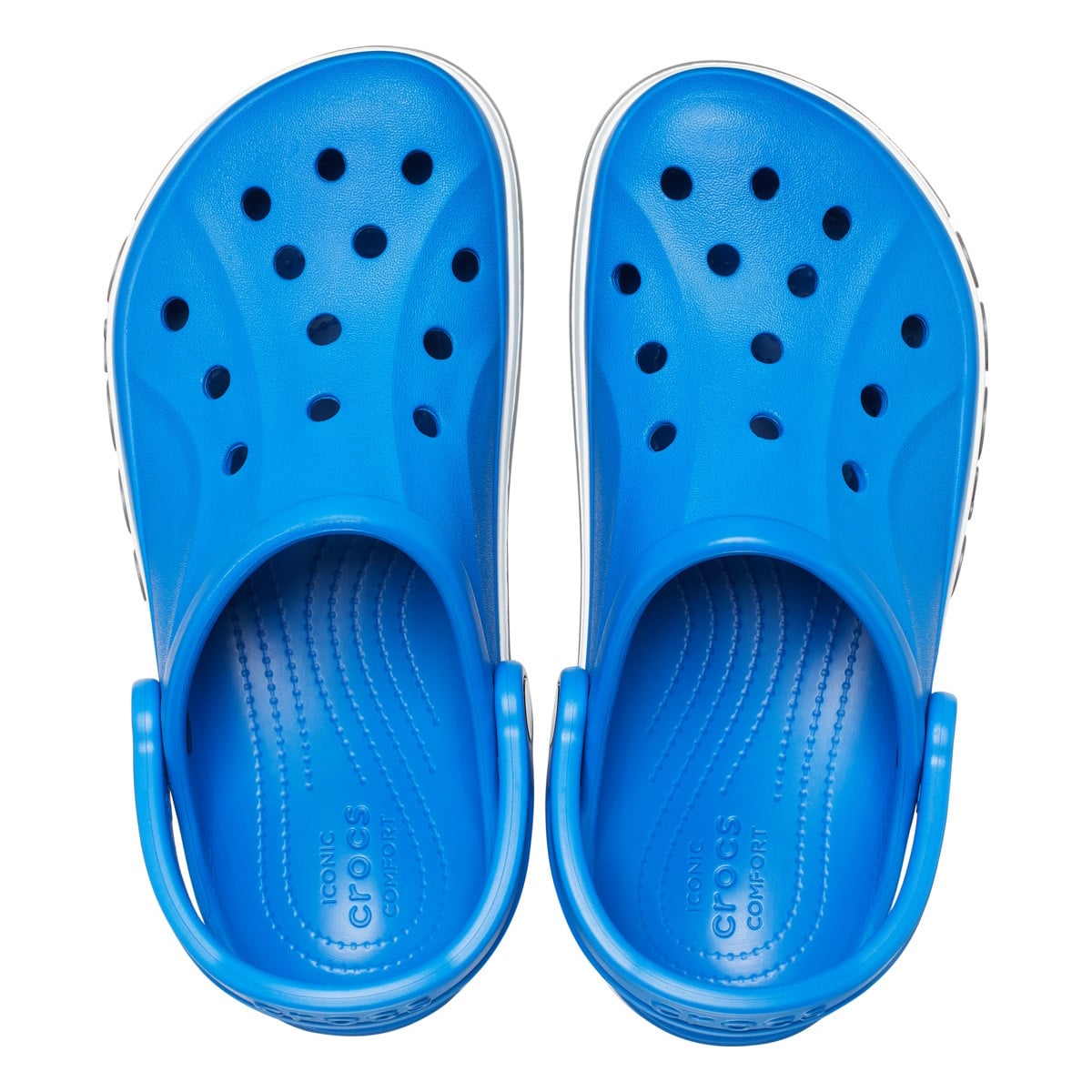 Saboti Crocs Bayaband Clog Albastru - Bright Cobalt/Slate Grey - poza 5