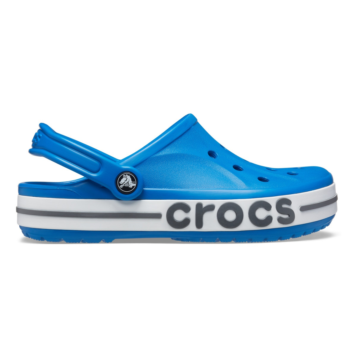 Saboti Crocs Bayaband Clog Albastru - Bright Cobalt/Slate Grey - poza 1