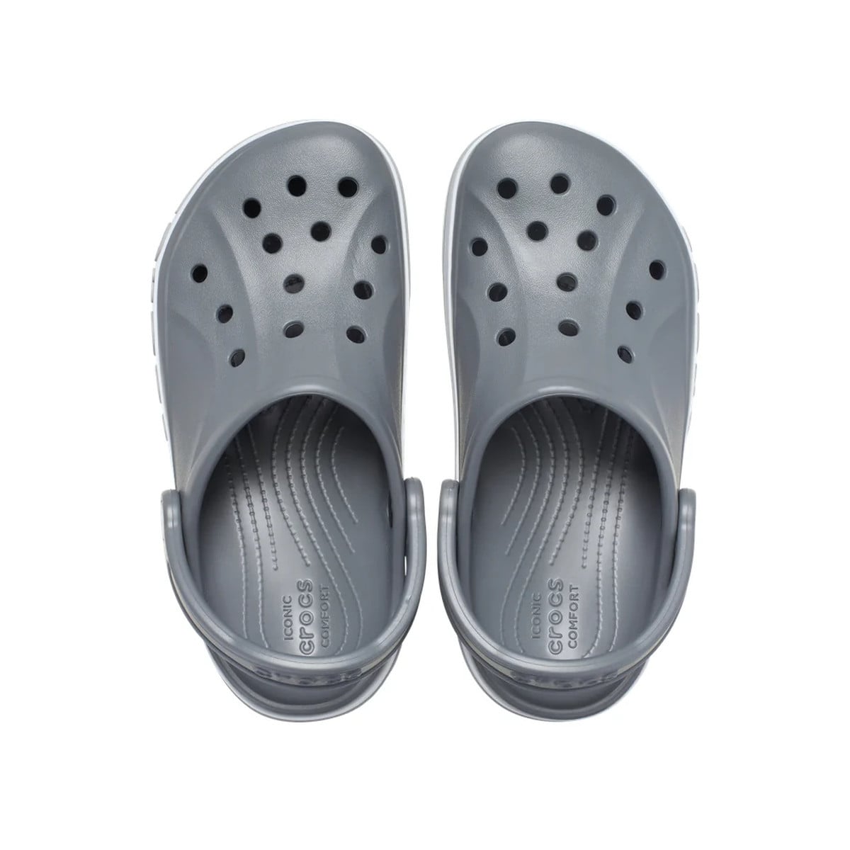 Saboti Crocs Bayaband Clog Gri - Slate Grey/Multi - poza 4