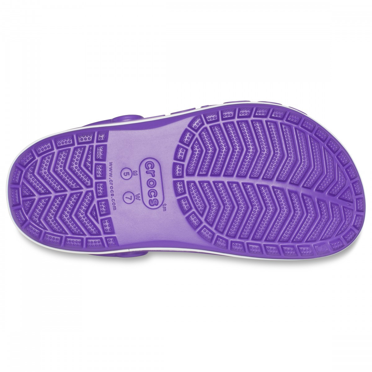 Saboti Crocs Bayaband Clog Mov - Neon Purple/White - poza 4