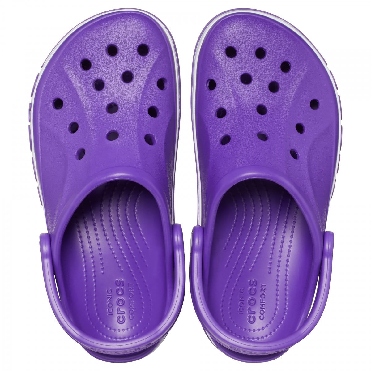 Saboti Crocs Bayaband Clog Mov - Neon Purple/White - poza 5