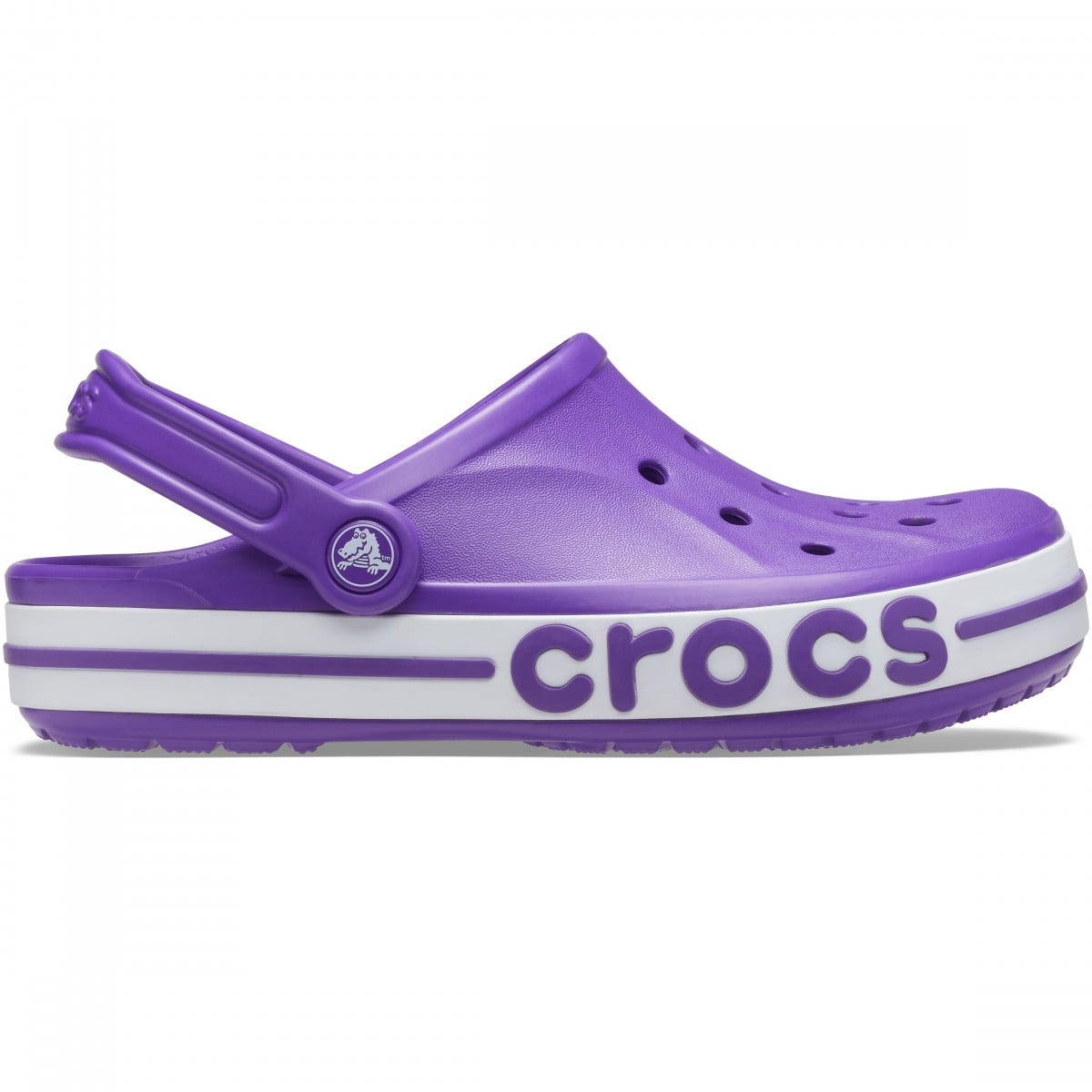 Saboti Crocs Bayaband Clog Mov - Neon Purple/White - poza 1