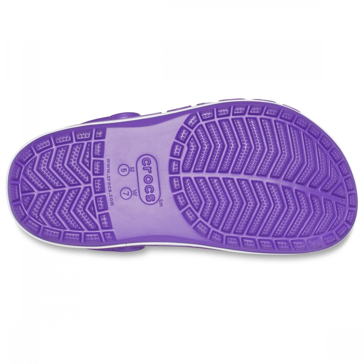 Saboti Crocs Bayaband Clog Mov - Neon Purple/White - poza 4