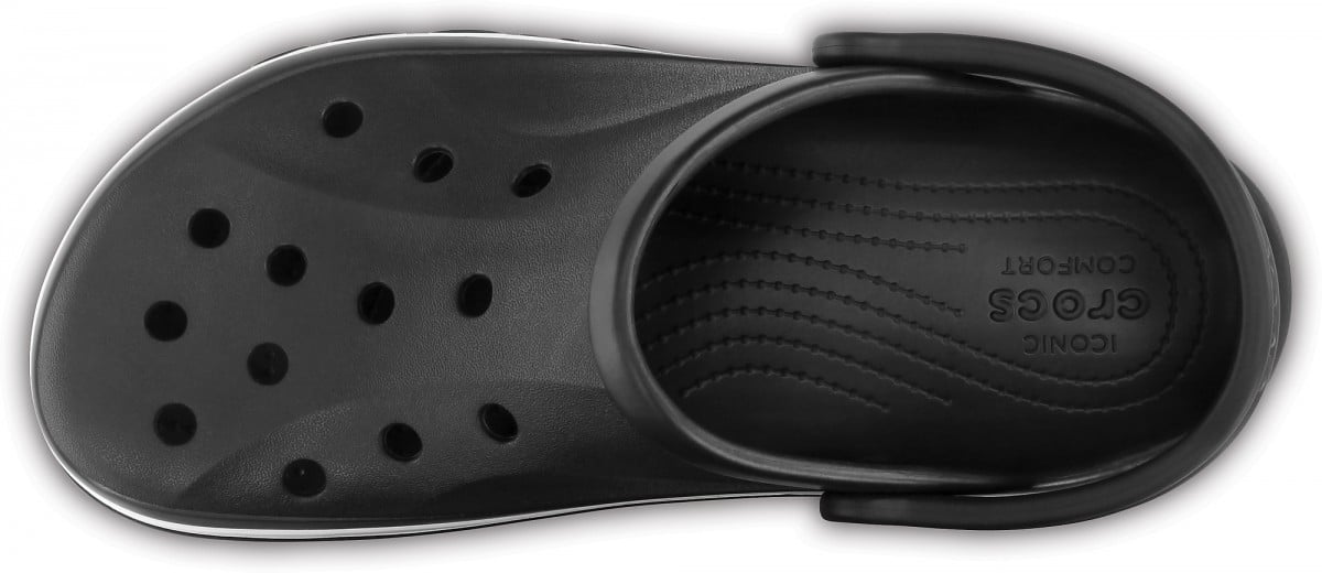 Saboti Crocs Bayaband Clog Negru - Black/White - poza 3