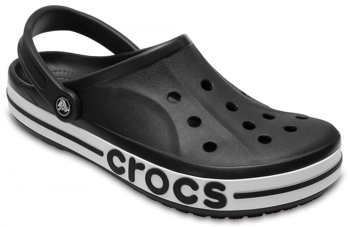 Saboti Crocs Bayaband Clog Negru - Black/White - poza 2