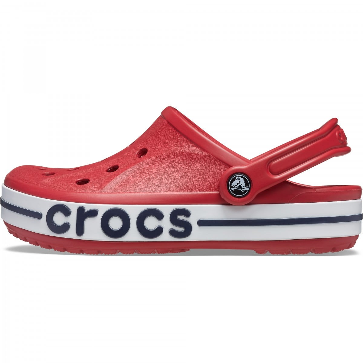 Saboti Crocs Bayaband Clog Roșu - Pepper/Navy - poza 3