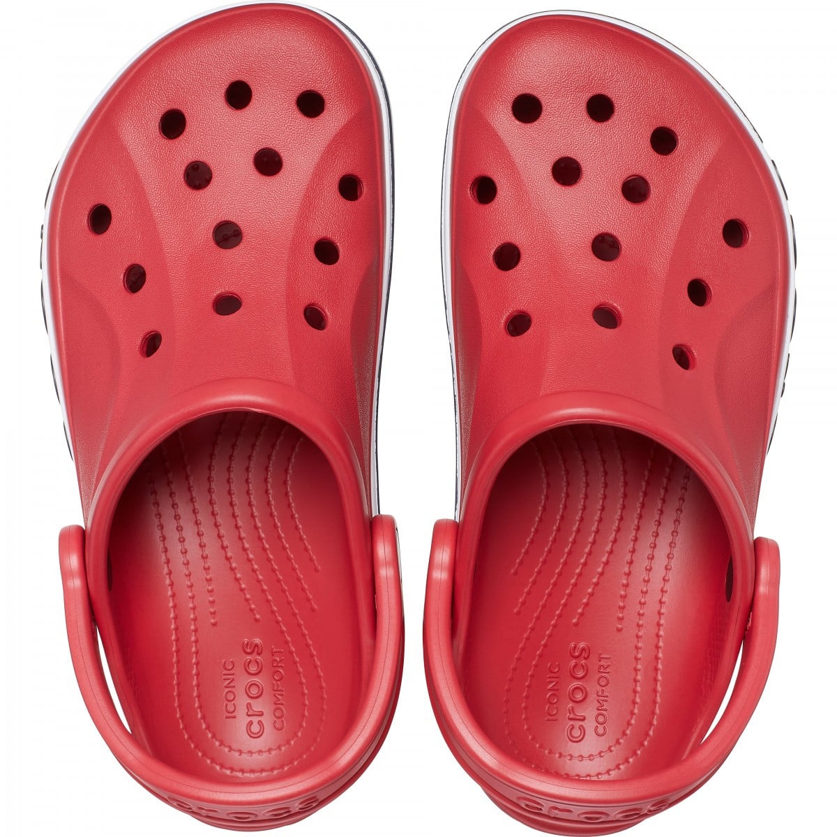 Saboti Crocs Bayaband Clog Roșu - Pepper/Navy - poza 5