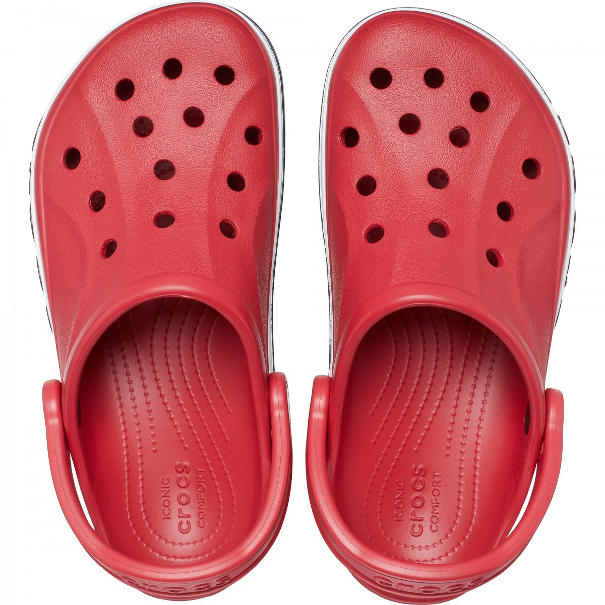 Saboti Crocs Bayaband Clog Roșu - Pepper/Navy - poza 5
