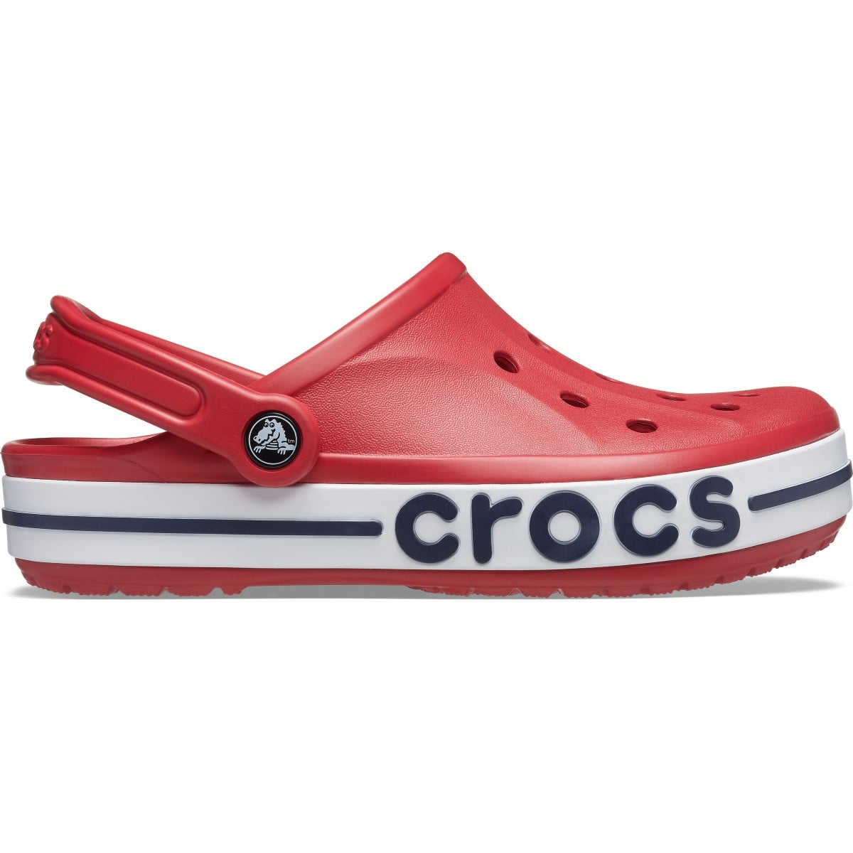 Saboti Crocs Bayaband Clog Roșu - Pepper/Navy - poza 1