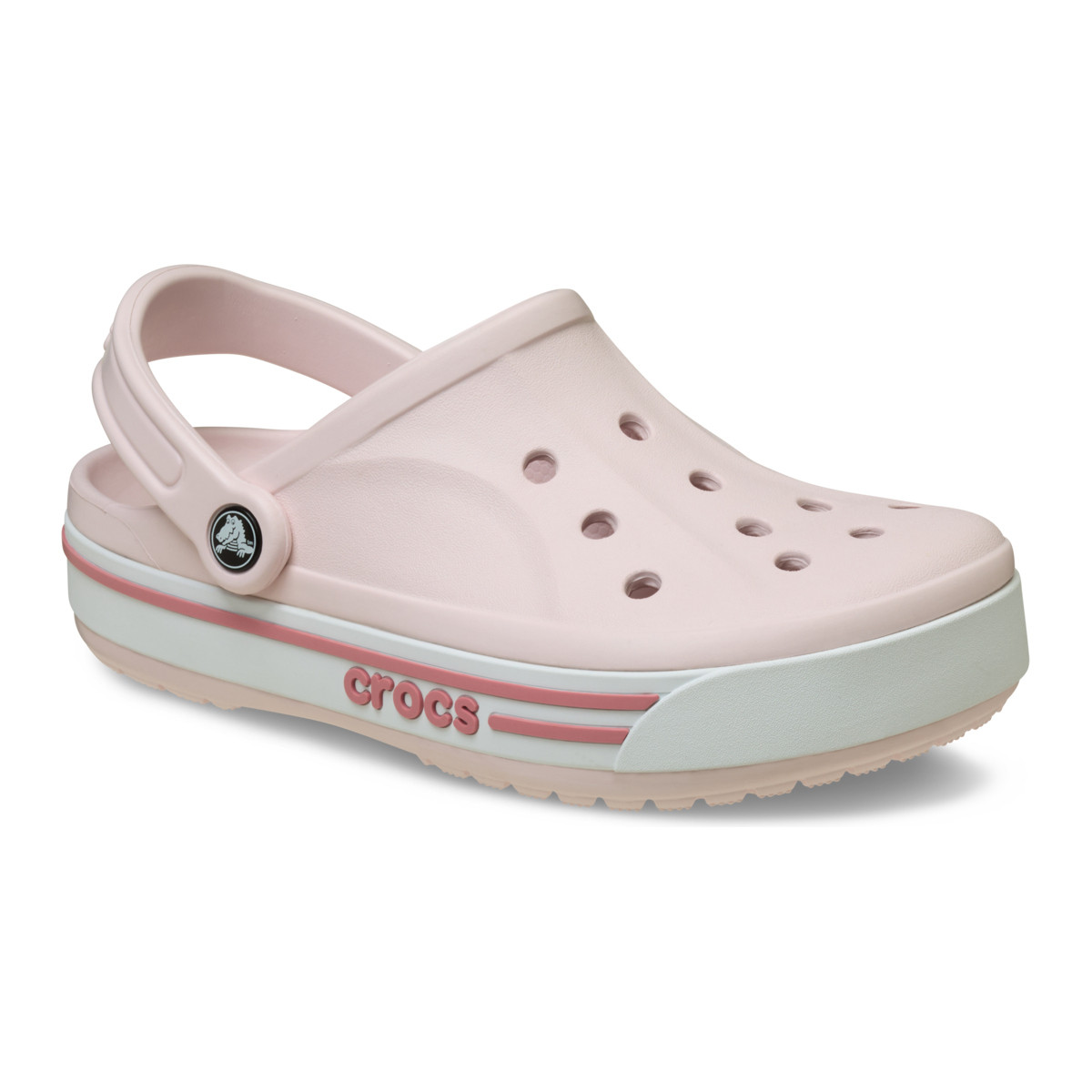 Saboti Crocs Bayaband Sport Clog Roz - Barely Pink - poza 2
