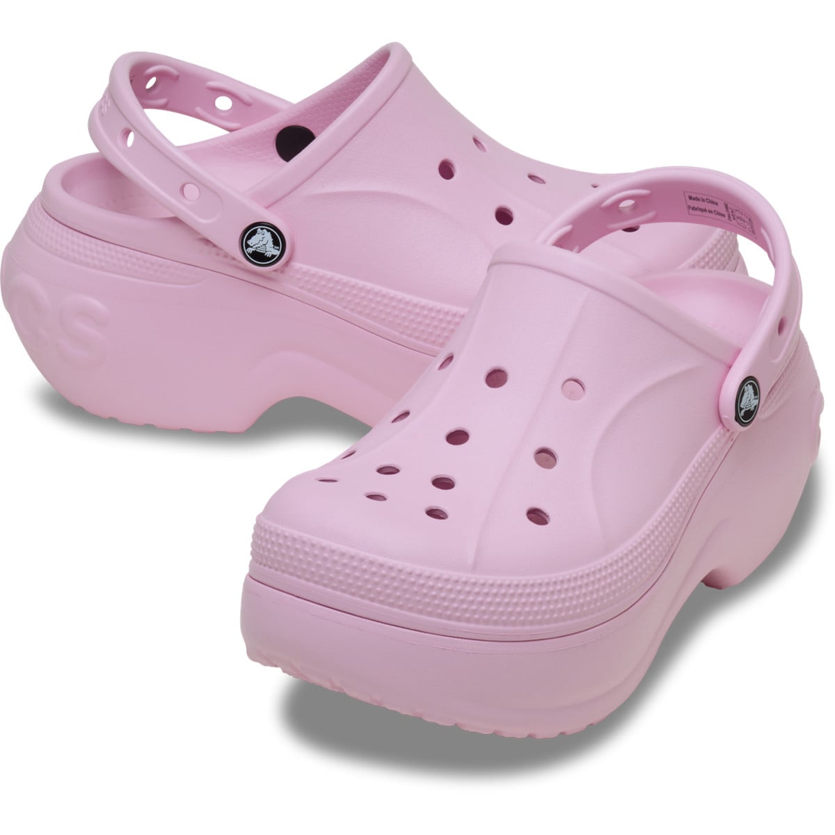 Saboti Crocs Bella Clog Roz - Ballerina Pink - poza 4