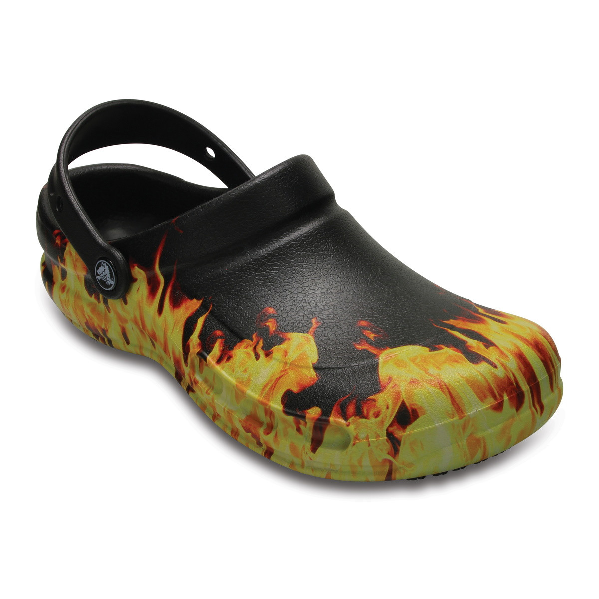 Saboti Crocs Bistro Graphic Clog Negru - Black - poza 2