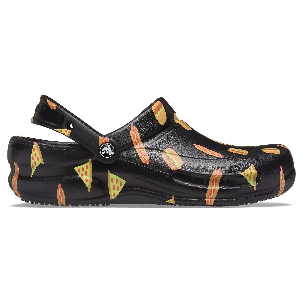Saboti Crocs Bistro Graphic Clog Negru - Multi Black/Black - poza 1