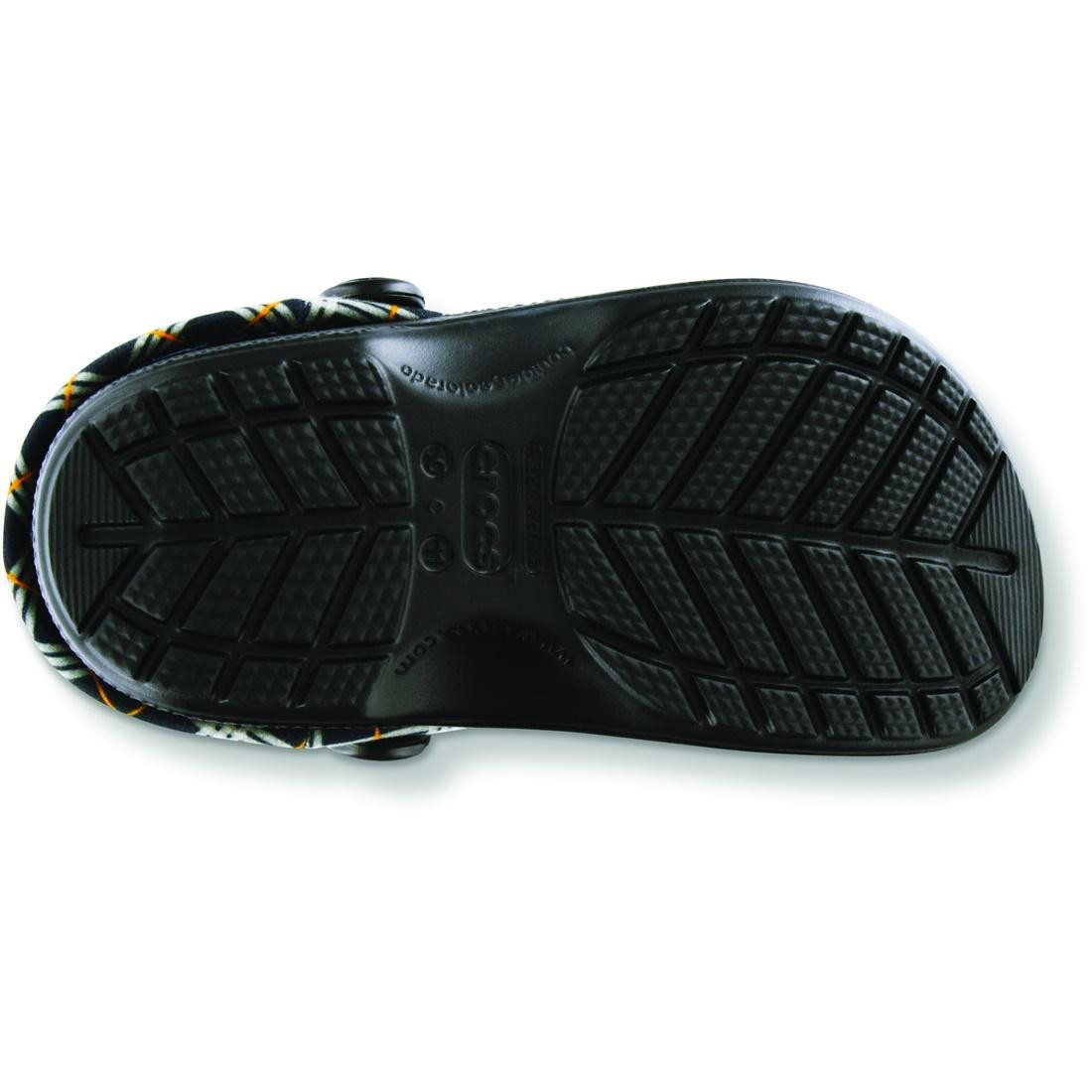 Saboti Crocs Blitzen Winter Plaid Kids Negru - Black/Black - poza 4