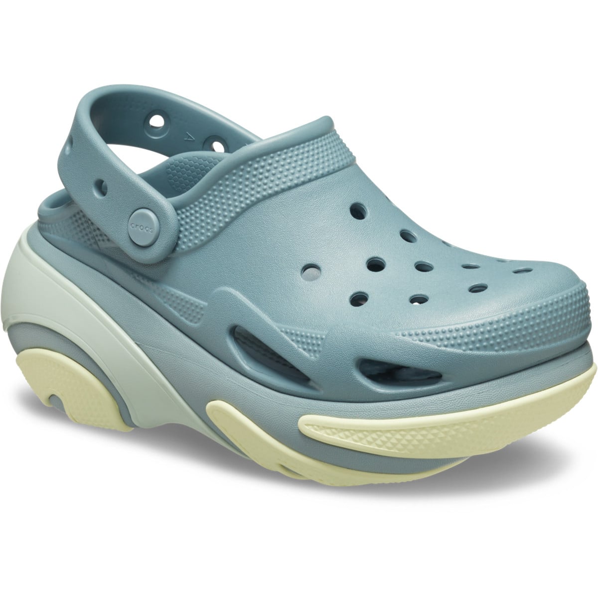 Saboti Crocs Bubble Crush Clog Gri - Pond - poza 2