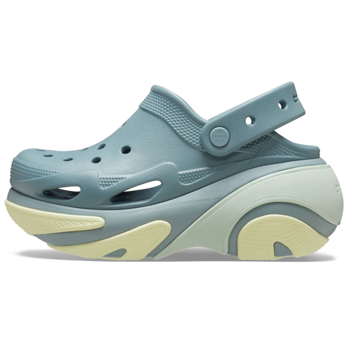Saboti Crocs Bubble Crush Clog Gri - Pond - poza 3