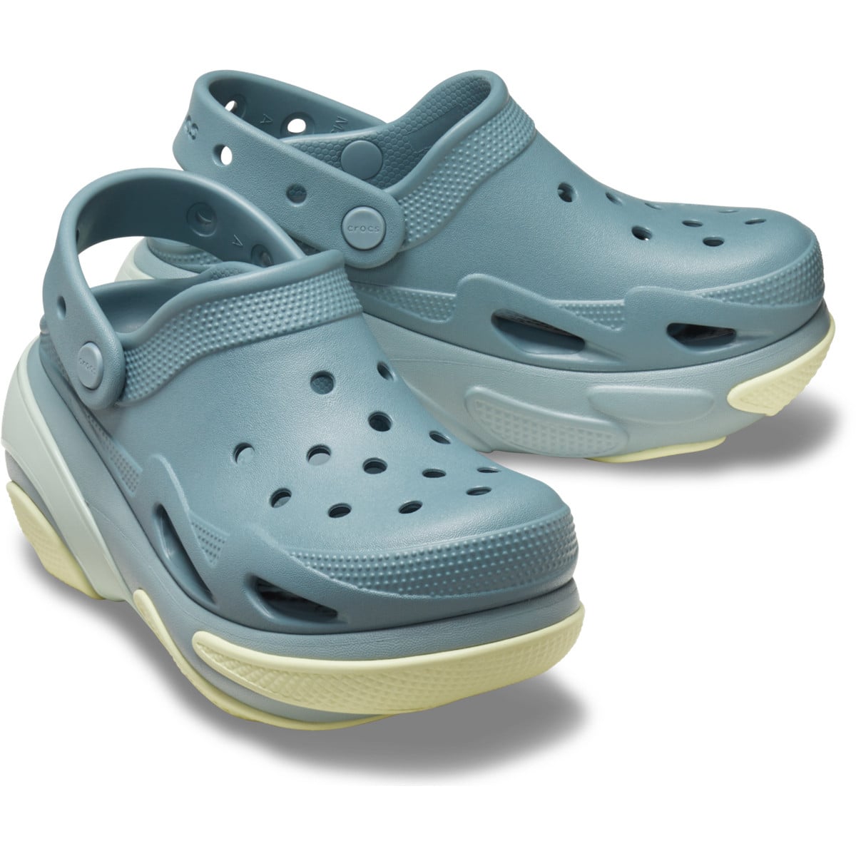 Saboti Crocs Bubble Crush Clog Gri - Pond - poza 4