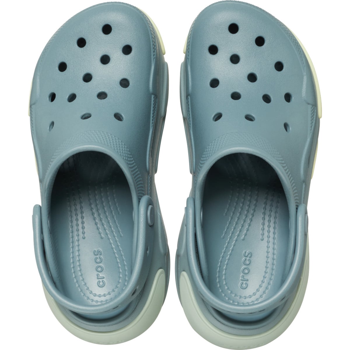Saboti Crocs Bubble Crush Clog Gri - Pond - poza 5