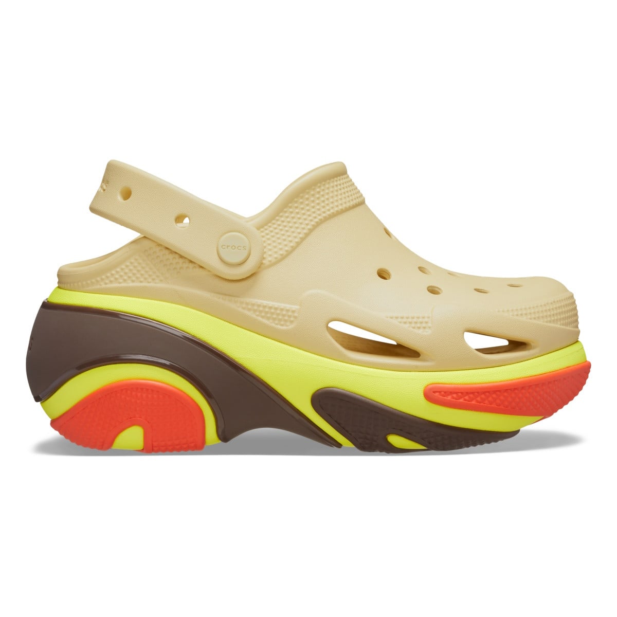 Saboti Crocs Bubble Crush Clog Maro - Sesame - poza 1