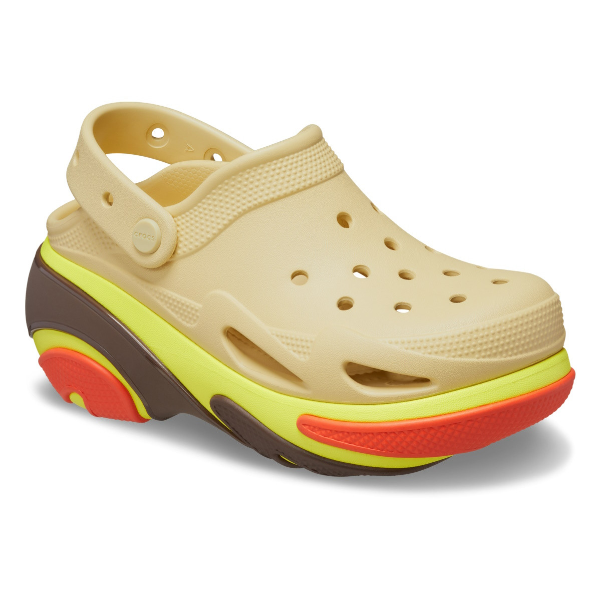 Saboti Crocs Bubble Crush Clog Maro - Sesame - poza 2