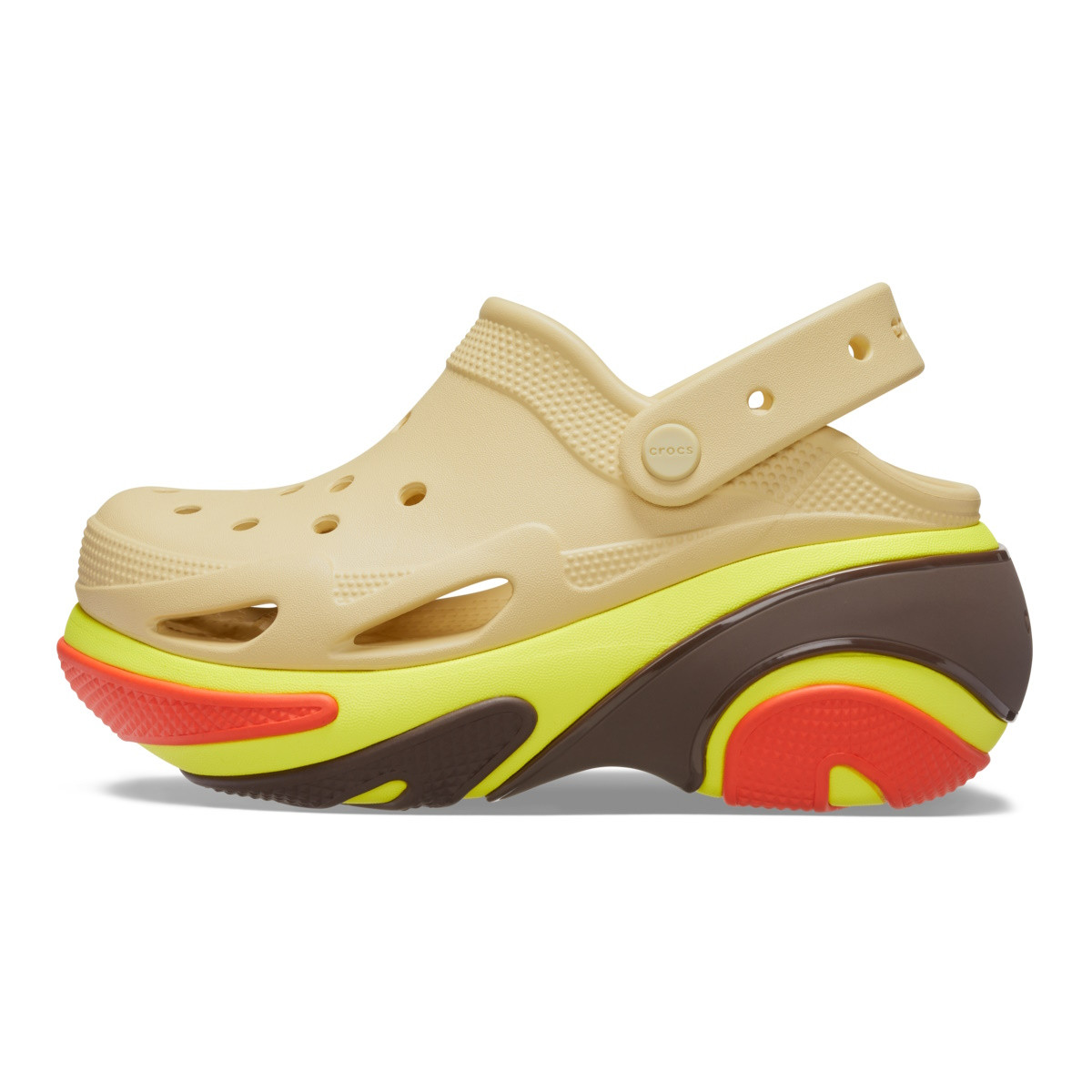 Saboti Crocs Bubble Crush Clog Maro - Sesame - poza 3