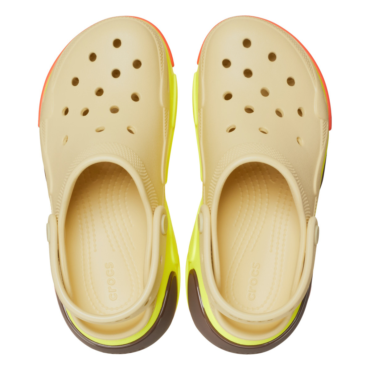 Saboti Crocs Bubble Crush Clog Maro - Sesame - poza 5