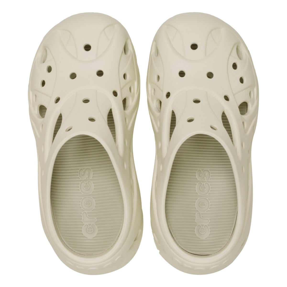 Saboti Crocs Caged Clog Bej - Summit White - poza 4