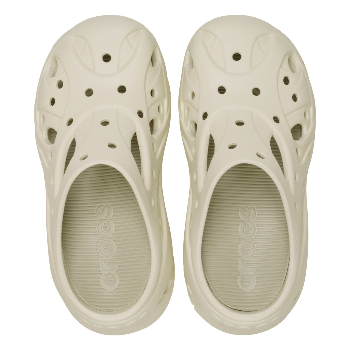 Saboti Crocs Caged Clog Bej - Summit White - poza 4