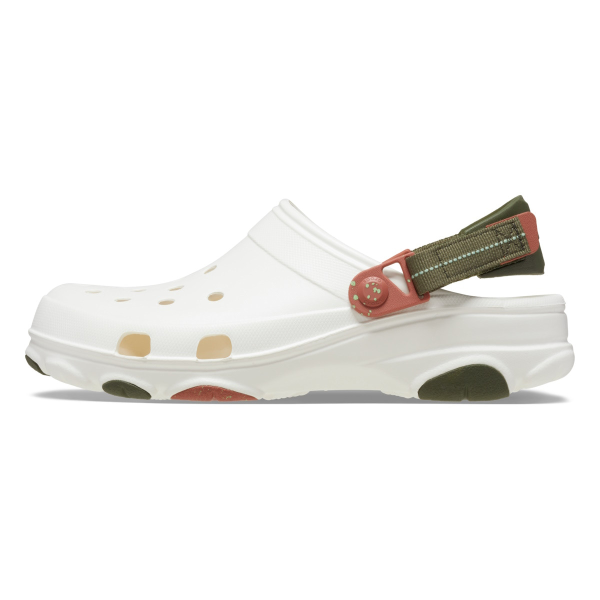 Saboti Crocs Classic All-Terrain Clog Alb - Chalk - poza 2