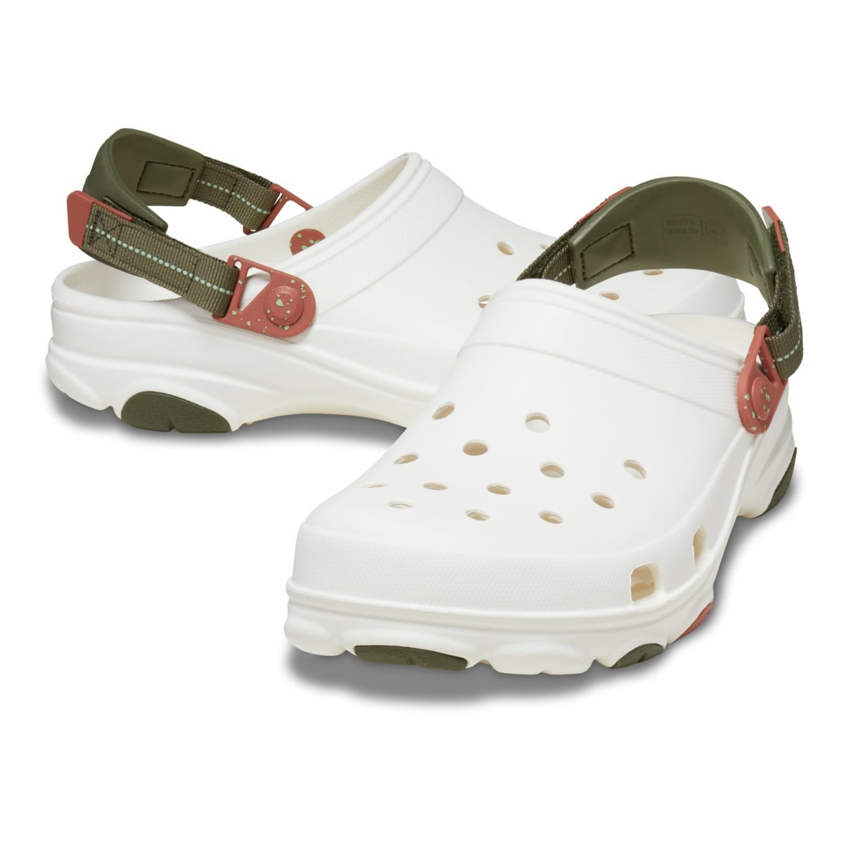 Saboti Crocs Classic All-Terrain Clog Alb - Chalk - poza 4