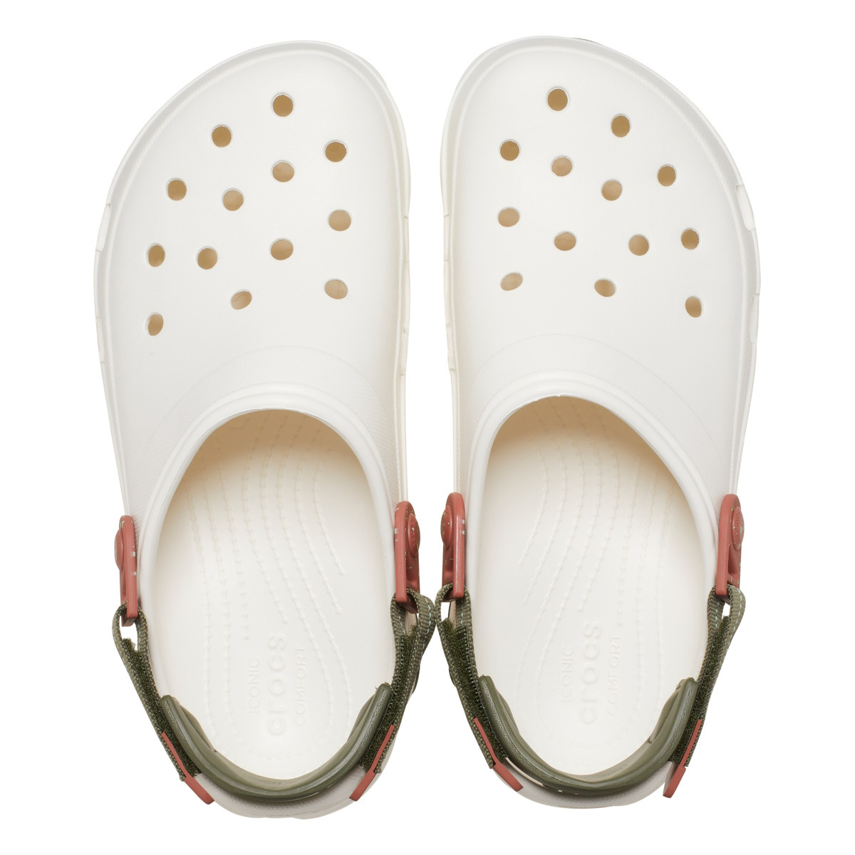 Saboti Crocs Classic All-Terrain Clog Alb - Chalk - poza 5