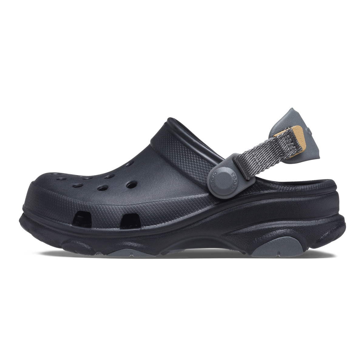 Saboti Crocs Classic All-Terrain Clog Kids Negru - Black - poza 3