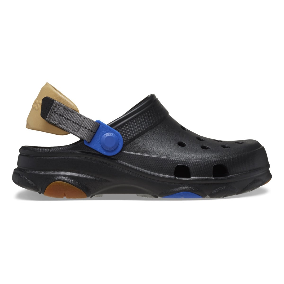Saboti Crocs Classic All-Terrain Clog Kids Negru - Black/Gum - poza 1