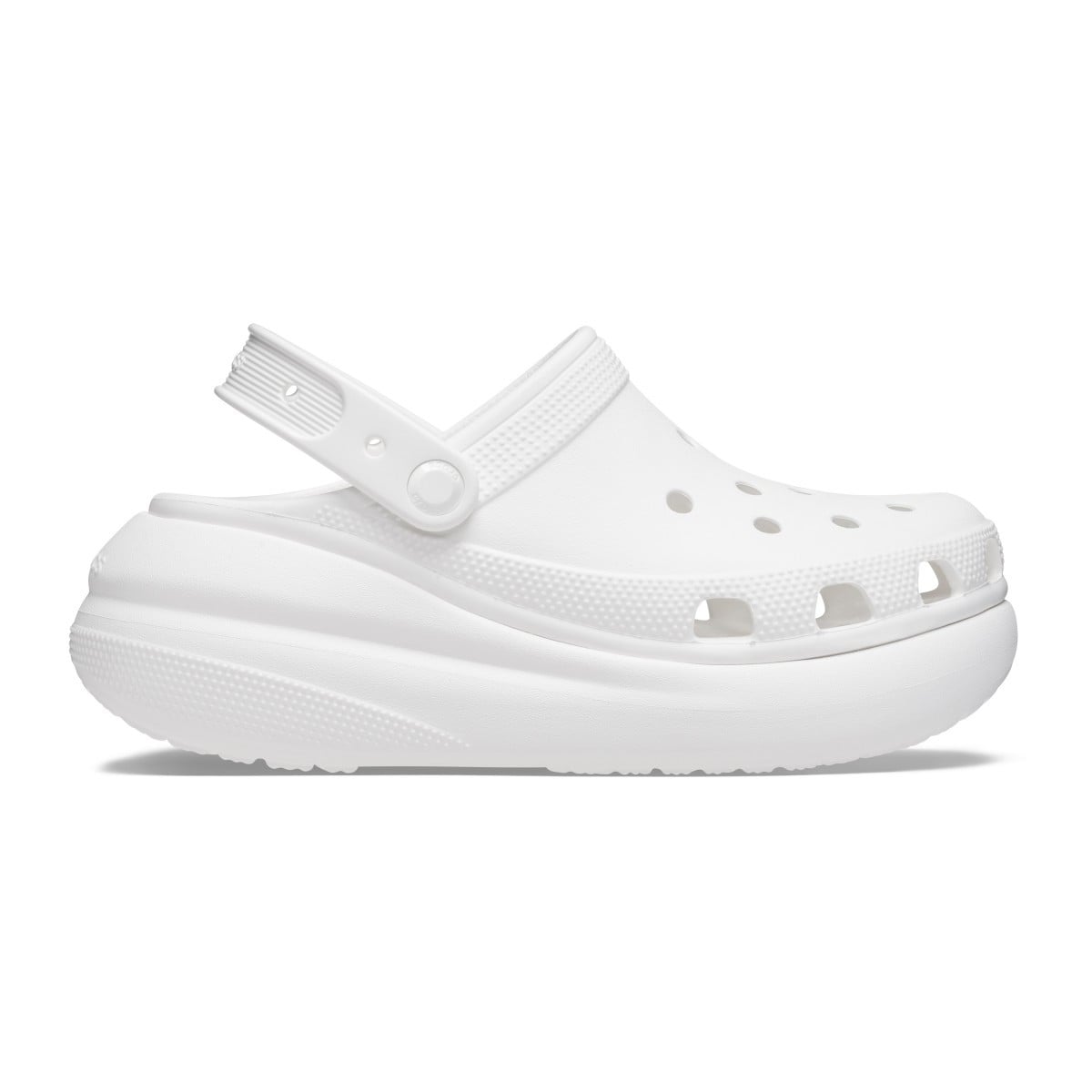 Saboti Crocs Classic Crush Clog Alb - White - poza 1