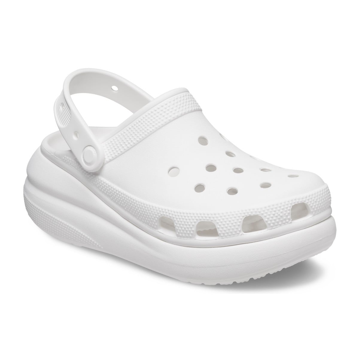 Saboti Crocs Classic Crush Clog Alb - White - poza 2