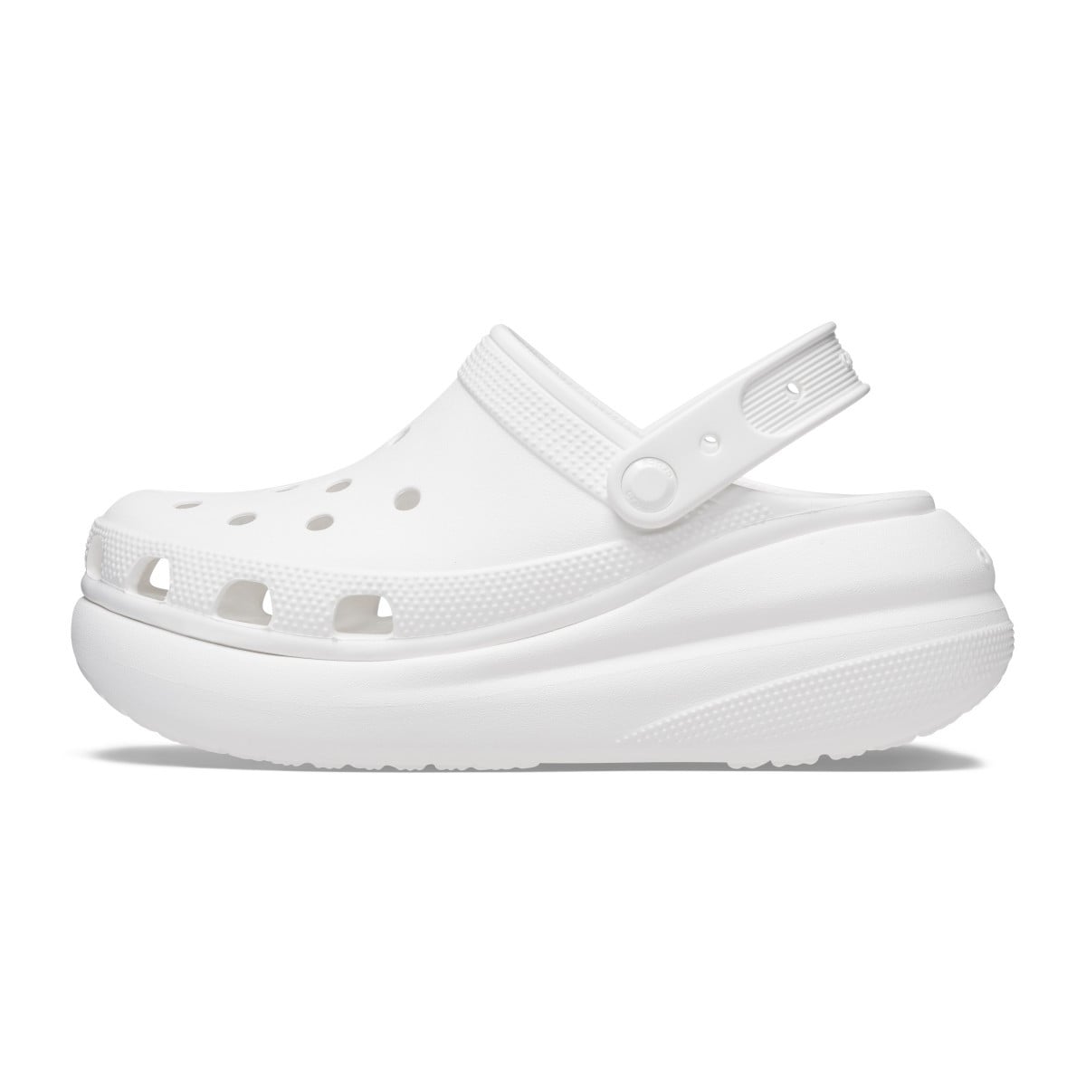 Saboti Crocs Classic Crush Clog Alb - White - poza 3