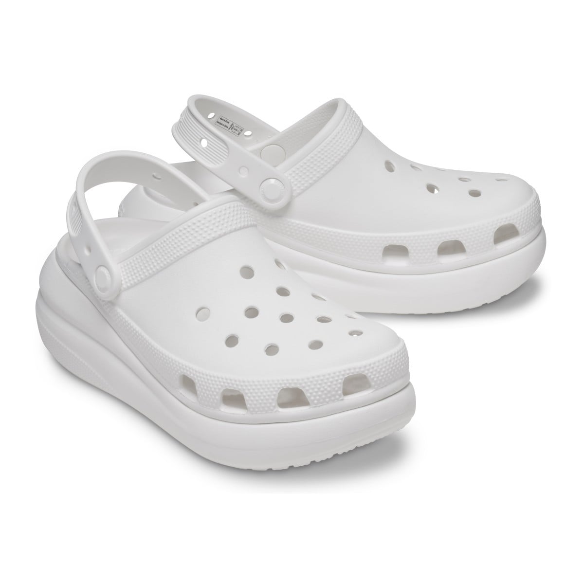 Saboti Crocs Classic Crush Clog Alb - White - poza 4